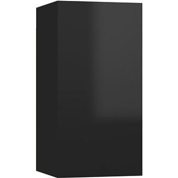 SHUMEE černá s vysokým leskem, 30,5 × 30 × 60 cm  (803340)