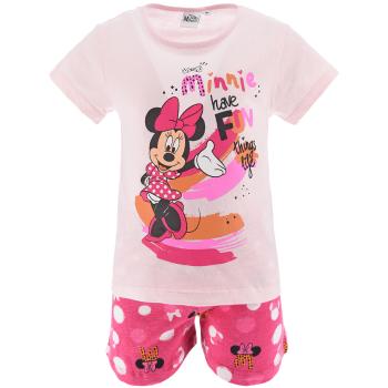 Dívčí pyžamo DISNEY MINNIE HAVE FUN růžové Velikost: 128