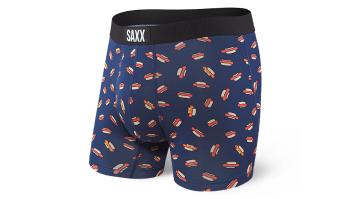 Saxx Vibe Boxer Brief Navy Hot Dog modré SXBM35-HND