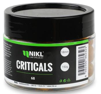 Nikl boilie criticals 68 150 g - 18 mm