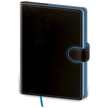 Zápisník Flip M tečkovaný černo/modrý (8595230646842)