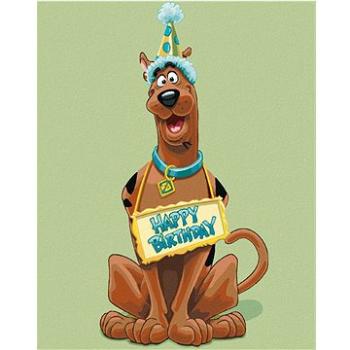 Narozeninový Scooby (Scooby Doo), 40×50 cm, vypnuté plátno na rám (6064101)