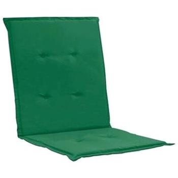 Podušky na zahradní židle 4 ks zelené 100 × 50 × 3 cm