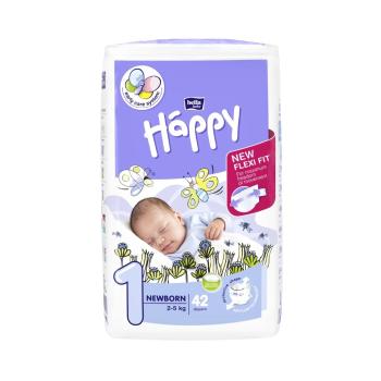 Bella Baby Happy Newborn 2-5 kg dětské plenky 42 ks