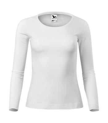 MALFINI Dámské tričko s dlouhým rukávem Fit-T Long Sleeve - Bílá | XL