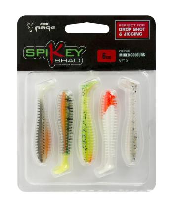 Fox Rage Gumová Nástraha Spikey Shads Mixed Colour 5ks - 6cm