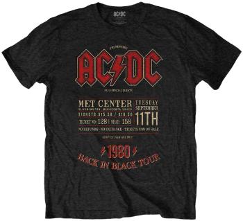 AC/DC Tričko Minnesota Black S