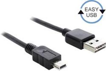 USB 2.0 kabel Delock 83365, 5.00 m, černá