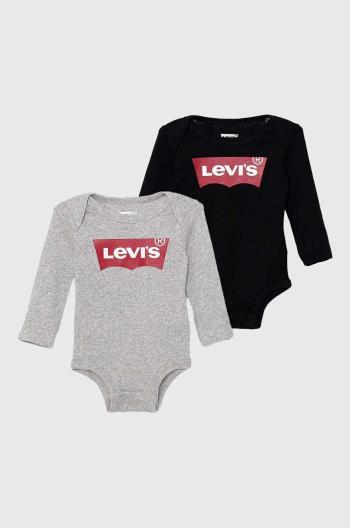 Bavlněné kojenecké body Levi's 2-pack