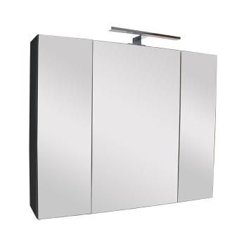 A-Interiéry Zrcadlová skříňka závěsná s LED osvětlením Nive 80 ZS nive 80zs