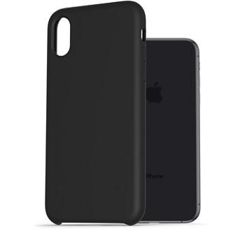 AlzaGuard Premium Liquid Silicone Case pro iPhone X / Xs černé (AGD-PCS0004B)