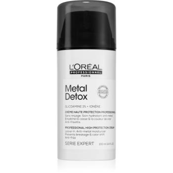 L’Oréal Professionnel Serie Expert Metal Detox ochranný krém pro lámavé a namáhané vlasy 100 ml