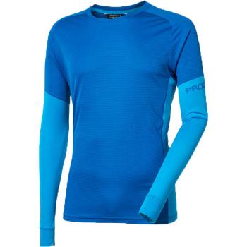 Progress PATRON Pánské sportovní triko s dlouhým rukávem, modrá, velikost S