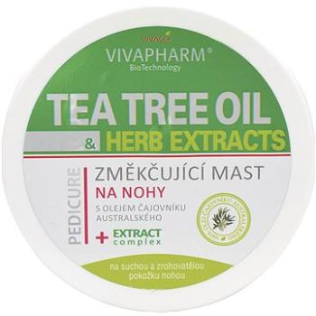 VIVACO Změkčující mast na nohy s Tea Tree Olejem 100 ml (8595635214332)