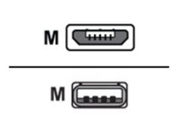 PremiumCord Kabel micro USB 2.0, A-B 0,75m  kabel navržený pro rychlé nabíjení