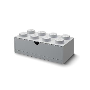 Stolní box 8 se zásuvkou, více variant - LEGO Barva: šedá