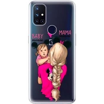 iSaprio Mama Mouse Blond and Girl pro OnePlus Nord N10 5G (mmblogirl-TPU3-OPn10)