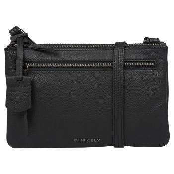 Dámská crossbody kožená kabelka Burkely Whelly - černá