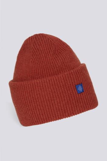 ČEPICE GANT D2. RIB KNIT BEANIE oranžová None