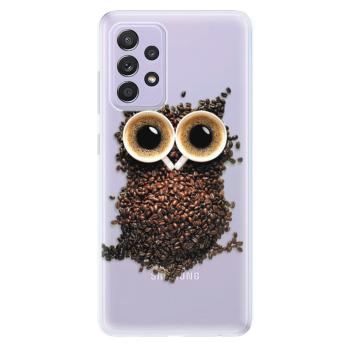 Odolné silikonové pouzdro iSaprio - Owl And Coffee - Samsung Galaxy A52/A52 5G