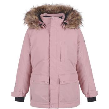 COLOR KIDS PARKA W.FAKE FUR Dětská fashion bunda, růžová, velikost 152