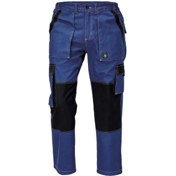 Cerva Pánské pracovní kalhoty MAX SUMMER - Modrá / černá | 64