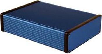 Univerzální pouzdro hliníkové Hammond Electronics, (d x š x v) 220 x 165 x 51,5 mm, modrá