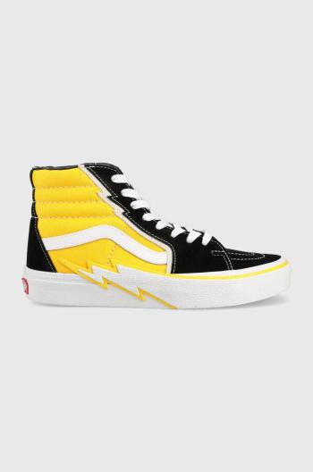 Kecky Vans Sk8-hi Bolt žlutá barva