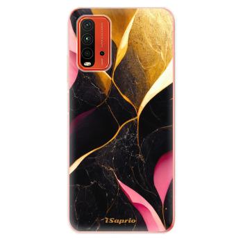 Odolné silikonové pouzdro iSaprio - Gold Pink Marble - Xiaomi Redmi 9T