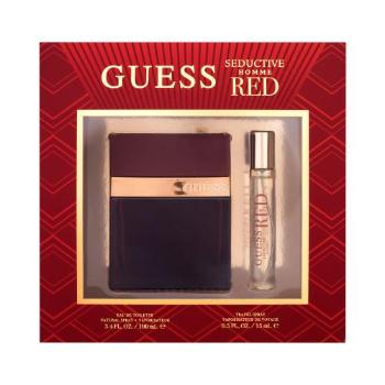 GUESS Seductive Homme Red SET1 dárková kazeta toaletní voda 100 ml + toaletní voda 15 ml pro muže