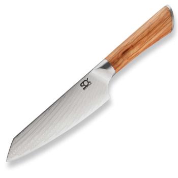 Kuchařský nůž SOK OLIVE SUNSHINE DAMASCUS Dellinger 15,5 cm
