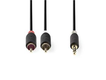 Kabel Jack 3,5mm stereo/2x Cinch 2m NEDIS CABW22200AT20