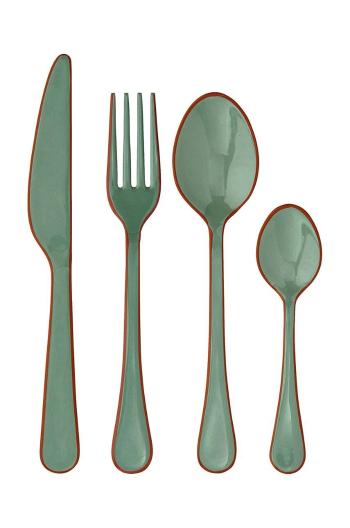 Sada příborů Madam Stoltz Enamel Cutlery 4-pack