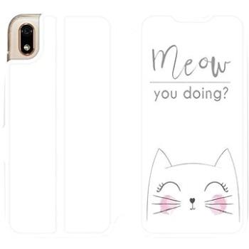 Flipové pouzdro na mobil Huawei Y5 2019 - M098P Meow you doing? (5903226919680)