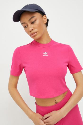 Tričko adidas Originals Adicolor růžová barva