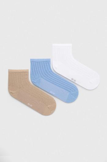Ponožky Tommy Hilfiger 3-pack dámské, bílá barva
