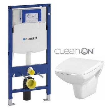 Geberit Duofix WC CERSANIT CARINA CLEANON + SEDÁTKO 111.300.00.5 CA1