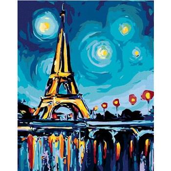 Malování podle čísel - Eiffelovka s hvězdami (HRAmal01199nad)