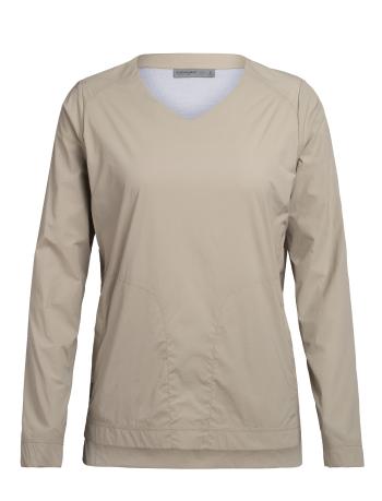 dámská merino mikina ICEBREAKER Wmns Venturous LS Pullover, British Tan (vzorek) velikost: S