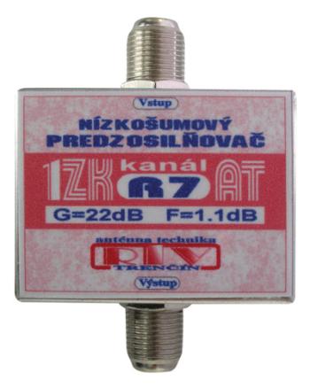 Anténní zesilovač ZK53AT 25dB  F