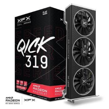 XFX Speedster RX 6700 XT QICK319 BLACK 12GB GDDR6 HDMI 3xDP, RX-67XTYPBDP