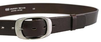 Penny Belts Dámský kožený opasek 72NKS-04 dark brown 110 cm