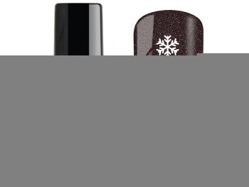 Ráj nehtů UV gel lak Shellac Me Thermo 12ml - Dark Brown-Red Glimmer