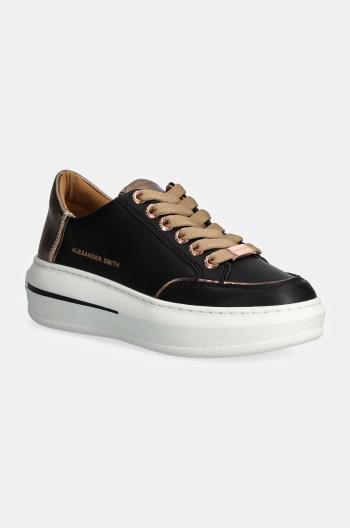 Kožené sneakers boty Alexander Smith Lancaster černá barva, ASBALSW1805BAR