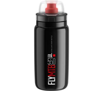 lahev ELITE FLY MTB černá/červené logo 550 ml