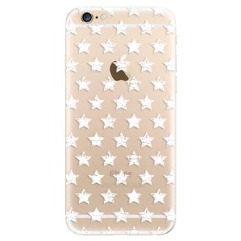 Odolné silikonové pouzdro iSaprio - Stars Pattern - white - iPhone 6/6S