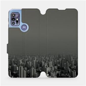 Flipové pouzdro na mobil Motorola Moto G30 - V063P Město v šedém hávu (5903516686889)