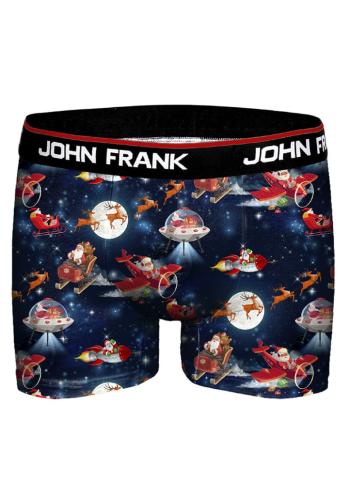 Pánské boxerky John Frank JFBD10 M Černá