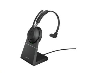 Jabra náhlavní souprava se stojánkem Evolve2 65, Link 380a MS, mono, černá