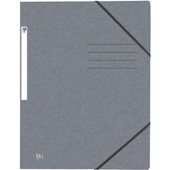 OXFORD desky A4 s gumičkou, šedé (400116327)